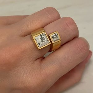 F+H Studios double stone ring 💍